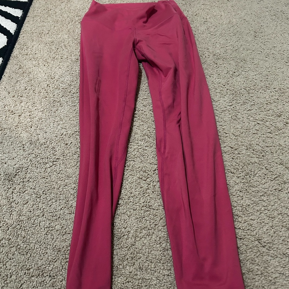 Pink athletic leggings